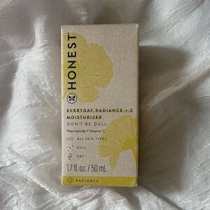 The Honest Company Everyday Radiance + C Moisturizer - Yellow & Cream Packaging